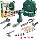 Kids Tool Set Backpack Bag Electronic Drill Toy Pretend Construction Play Kit