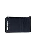 Michael Kors Jet Set Travel Top Zip Card Case Wallet Coin Pouch Silver, Black, Schwarz, Geldbörse
