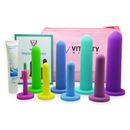 Silicone Dilators for Women & Men, Sizes 1-8 Dilator Set to Help with Vaginismus