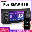 For BMW E39 X5 E53 2000-2007 Carplay Stereo Multimedia Radio Android SATNAV Unit