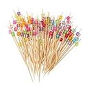 FUNOMOCYA 100 Pcs 12 Decor Toothpick for Fruit Cocktail Stick Beads Cocktail Picks Fruit Stick Heart-Shaped