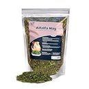 Luvfurpaws Alfalfa Hay Food for Rabbits Guinea Pig, Hamsters and Other Small Animals Hay for Pet Rabbit of All Life Stages, Variety Flavour 500 GMS