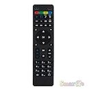 Infomir MAG 254/255 Remote Control for Streaming Media Player Multipurpose Replacement Part Linux System OTT IPTV Set Top Box, Black