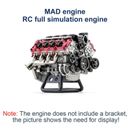 For Adults V8 Engine Metal Model Building Kits Internal Combustion DIY Hobby New
