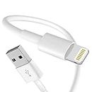 MH BRAND Fast Charging Cable Compatible with iPhone 5/5s6/6s/7/7+/8/8+/10/X/XS/XR/11/11Pro, iPad Air, iPad Mini, iPod Nano and iPod Touch (White)