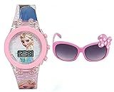 Kids Edition Spiderman/Frozen/Hello Kitty Digital Watch with Sunglasses for Kids with Disco LED Lights (Boys & Girls)
