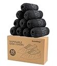 Shoe Booties Disposable Non Slip,Recyclable Shoe Covers Disposable Non Slip for Indoors, Fits Up To 11 US Men and 13 US Women Size,Recyclable Non-Woven Fabric (Black Set of 50)