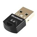 EasyULT Bluetooth USB 5.0, Adaptador Bluetooth para PC, Mini Bluetooth Dongle Compatible con Windows 7/8/8.1/11/10/Vista, para Ordenador, Altavoz, Teclado, Auriculares, Portatil