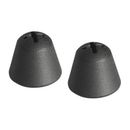 Sennheiser Replacement Silicone Cushions for RI Stethosets (10-Pack, Black) 528123