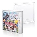 Premium Display Case Protectors Compatible for Nintendo 3DS Game Box , 0.40mm Thick and Clear PET Plastic Cases Compatible for Pokemon, Super Smash, Animal Crossing, Zelda, Minecraft (Pack of 25)