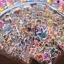 12PCS Paw Patrol Dog Toy Sticker 3D Children's Anime Cartoon Bubble Paste Thicken The Reward Sticker