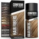 CONFIERR Hair Fibers for Men & Women (15 Grams, Dark Blonde), Fill In Fine or Thinning Hair, Instantly Thicker, Fuller Looking Hair