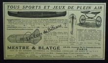 1927 Mestre & Blatge Advert Wet Canoe OUTDOOR SPORTS & GAMES Advertising