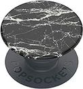 PopSockets: PopGrip Basic - Expanding Stand and Grip for Smartphones and Tablets [Top Not Swappable] - Mod Marble Black
