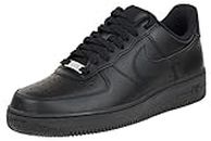 Nike Men's Air Force 1 '07 Shoes, Black/Black, 42 1/2 EU (9 AU)