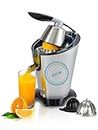 LEBENLANG Electric High Juicer - 600W - Orange Juicer Electric Citrus Juicer Lemon Squeezer with Stainless Steel Cone - Juicer Lever Fruit Press Orange Juicer
