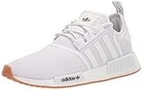 adidas Originals Men's NMD_R1 Sneaker, White/White/Gum 2, 11