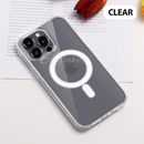 NEW For iPhone 15 Plus 14 13 12 11 Pro Max Magsafe Case Magnetic Case Shockproof