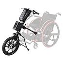 TGHY Wheelchair Electric Tractor 16" Electric Handcycle Wheelchair Attachment for Sport and Self-Propel Wheelchair 350W Electric Wheelchair Conversion Kit 10.4Ah Battery