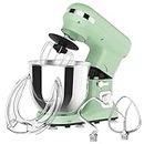6.5L Stand Mixer, Green Electric Food Mixer, 6-Speed Food Processor, Kitchen Machine with Dough Hook, Whisk & Beater | 1400W Updated