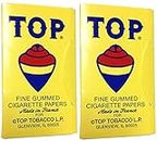 2 Pack Top 70 mm RYO Cigarette Tobacco Rolling Papers 200 Leaves