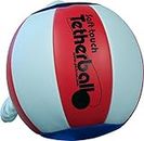 Park & Sun Sports Soft Touch Tetherball with 7' Nylon Cord and Clip, Americana (Red, White and Blue)