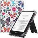 HGWALP Universal Stand Case for 6-6.8 inch eReaders,Premium PU Leather Sleeve Stand Cover with Handstrap Compatible with All 6" 6.8" Paperwhite/Kobo/Tolino/Pocketook/Sony E-Book Reader-BF