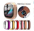 Screen Protector Case for Fitbit Versa 3/Sense TPU Watch Cover Protective Bumper