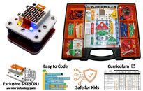 Coding Kits for Kids;KodeKLIX SnapVue; Snap Circuit Electronics+ Blockly Coding