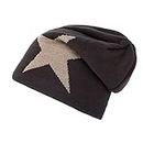 Y2k Beanie Hat Grunge Accessories Vintage Goth Graphic Beanies Winter Warm Knitted Hats for Men Women, Brown, One Size