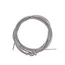Alnicov 4PCS Stainless Steel Bass Strings， Guitar String，Silver Plated，for Guitar Music Accessories Parts