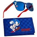 Sonic The Hedgehog Boys UV Protection Sunglasses and Trifold Wallet Set