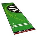 BULL'S Carpet Mat “120“ Green, Dartteppich mit rutschfester Unterseite aus Gummi, umweltfreundliche Turnier Dartmatte mit offiziellem Abstand zum Dartboard 237cm, Schutz für Darts und Tips, 280 x 66cm