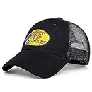 Bass Original Pro Trucker Hat Mesh Black Baseball Cap for Men Adjustable Adult Embroidered Hat, Black, One size
