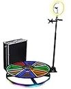 YUGAM N360 Pro Photo Booth Neon Machine 32" Inches for Parties Video Camera Booth Selfie Platform Spin (N360 PRO with Box)