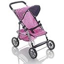 Molly Dolly My First Doll's Pushchair - Collapsible Toy Pram For Girls