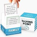 200 Family Conversation Cards - Put Down The Phones & Connect with Family - Get to Know Each Other Better with Meaningful Talk - Let Kids Express Themselves, Great for Dinner Table & Road Trips