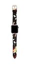 Ted Baker Floral Print Leather smartwatch Band Compatible with Apple Watch Strap 38mm, 40mm, Multi Floral Print, One Size, Floral Print Leather smartwatch band compatible with Apple watch strap 38mm, 40mm