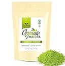 Saikou Matcha Green Tea Powder 3.5oz (100g) Premium Culinary Grade USDA Organic Certified for Lattes, Smoothies, Baking, Herbal Tea, Detox Tea & Slim Tea Natural Energy & Sugar Free