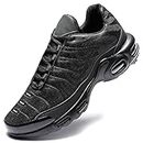 KEEZMZ Herren Laufschuhe Air Gepolsterte Schuhe Atmungsaktive Sneaker Anti-Rutsch Mode Wanderschuhe Tennisschuhe Sportschuhe