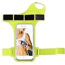 Aeoss Riding Running Sport Arm Band Case for iPhone 6 6s 4.7 Waterproof Armband for Apple iPhone 6 6s iPhone 7 iPhone 6 Plus Plus Thumb Hole Fundas (Green for 5.5 ' Mobile)