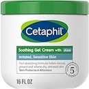 Cetaphil Soothing Gel-Cream with Aloe Instantly Soothes and Hydrates Sensitive Skin, Fragrance and Paraben Free, 16 oz