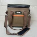 RTIC Soft Side 20 Can Cooler with Pocket & Shoulder Strap Brown Green Orange