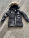 Canada Goose Expedition Parka w Leather Trim Size M