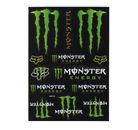 Aufkleber / Sticker ( Monster Energy ) für zB Helm , Motorrad , Motocross , Auto
