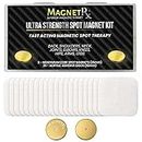 MagnetRX® Magnetic Spot Magnet Kit – Ultra Strength Body Magnets 14,200 Gauss – Effective Large Magnets for Body, Back, Shoulders, Knee, Hips, and Neck