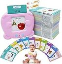 Talking Flash Cards for Toddlers, 510 Sight Words, Autism Speech Therapy Toys, Pocket Vocabulary Games for Kids Educational, Learning Montessori Toy for 2 3 4 5 Years Old Boy Girl Birthday Gifts(Pink)