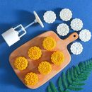 6Pcs/Set Stamps MoonCake Decor Hand Pressure Tool DIY Moon Cake Decoration Mould