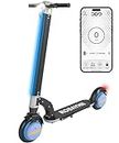 Electric Scooter for Adults, Electric Scooter Up to 19-22 Miles Long Range, 500W Powerful Motor, Max Speed 15.5MPH, 8.5''Solid Tires, Smart App, Dual Braking, Foldable Electric Scooter for Adults