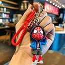ginoya brothers Cartoon Characters Keychain for Girls Boys, Cute Silicon Keychains Accessories Keyring Key Purse Backpack Car Charms for Kids Gifts. (RED MEN)